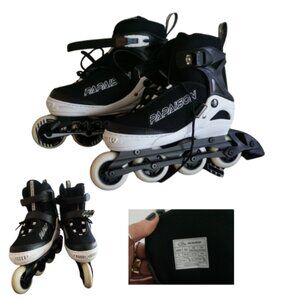 PAPAISON Adjustable Inline Rollerblades – Size 7–9 (Men) / 8–10 (Women)